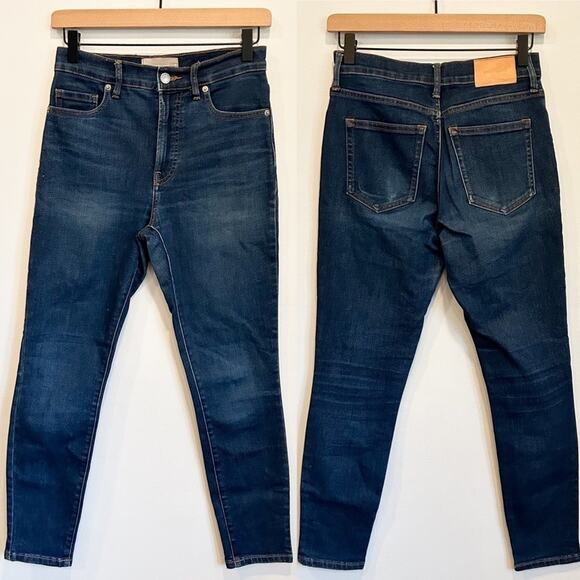 Everlane High Rise Ankle Jeans Blue Size 25 - Picture 1 of 10